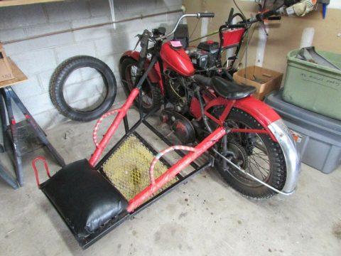 1950 BSA Ice racer with Monkey car for restoration for sale