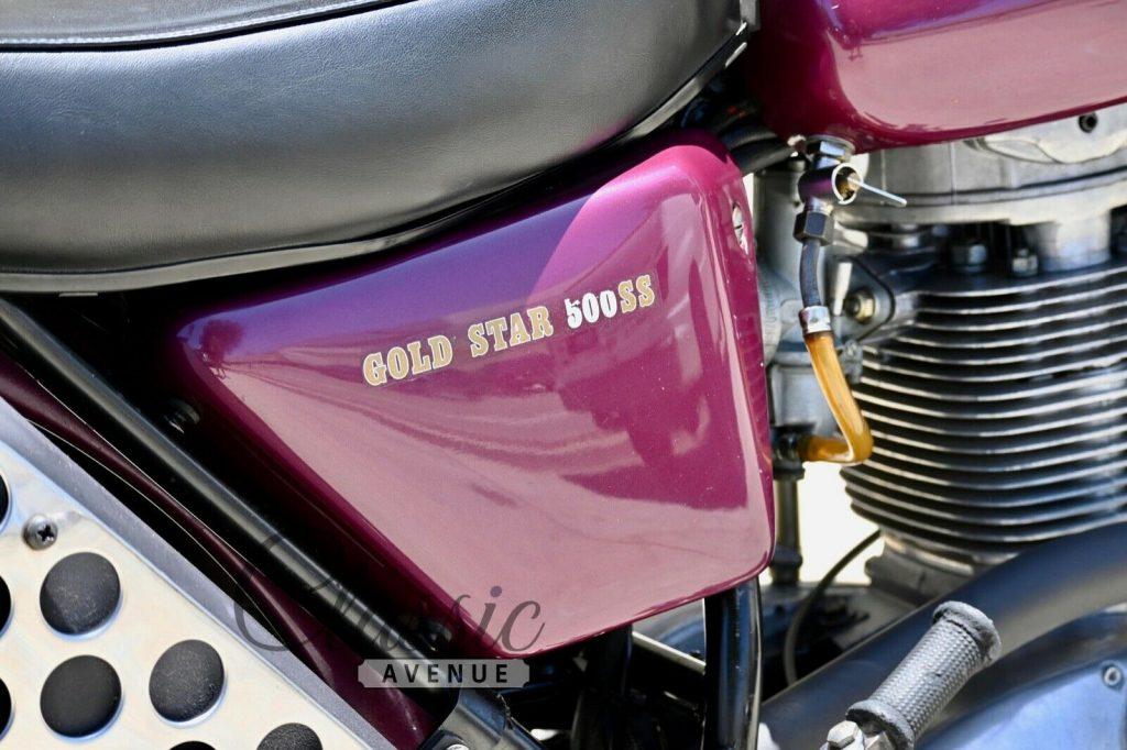 1972 BSA 500cc Gold Star B50SS