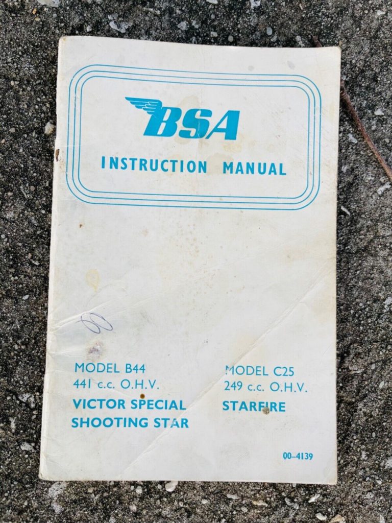 1967 BSA Starfire B25