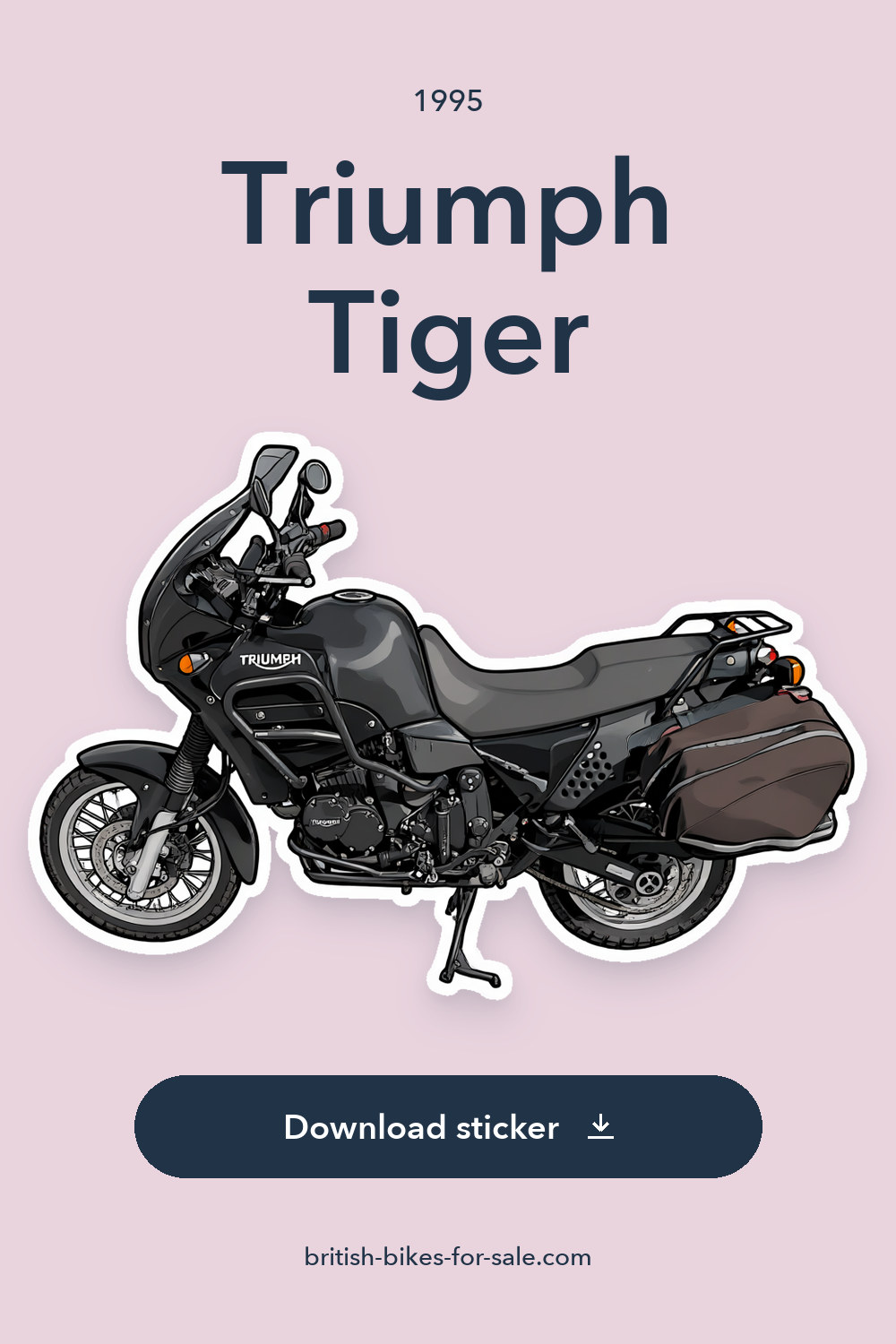 1995 Triumph Tiger sticker preview