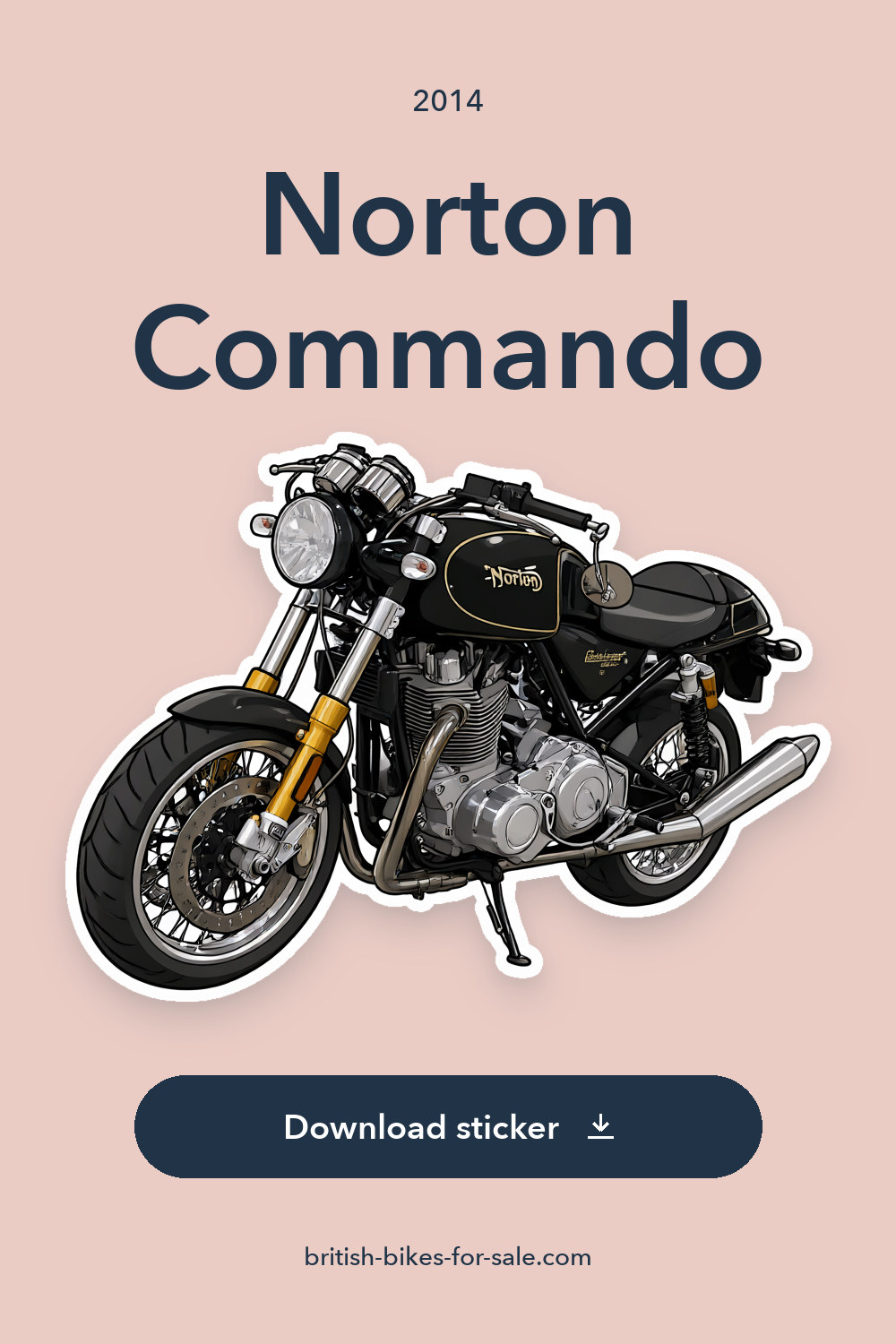 2014 Norton Commando 961cc Twin sticker preview